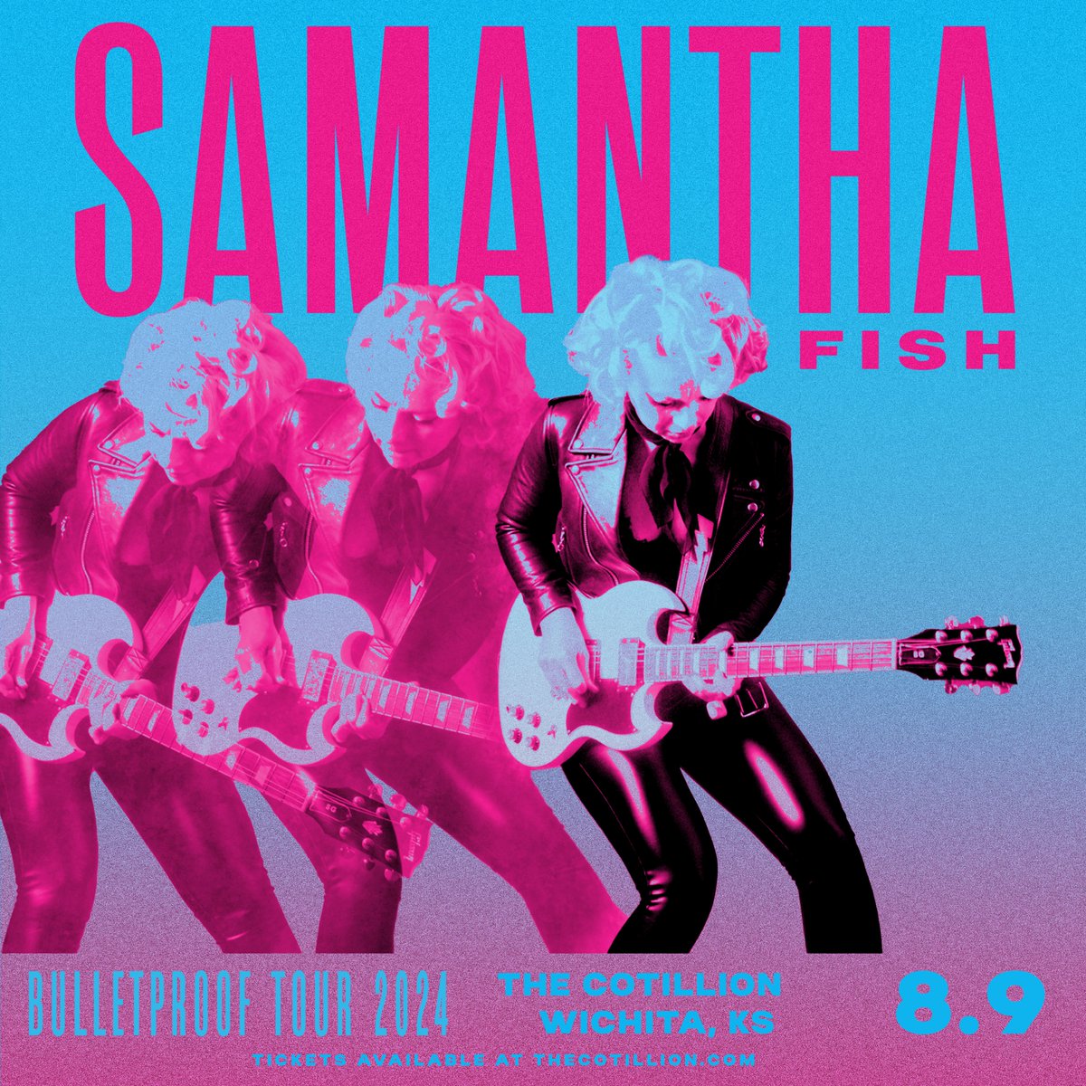 🚨ANNOUNCEMENT!🚨 @Samantha_Fish is making her way back to The Cotillion with the Bulletproof Tour on August 9th! Tickets are on sale FRIDAY 4/26 at 10am at thecotillion.com 🎟