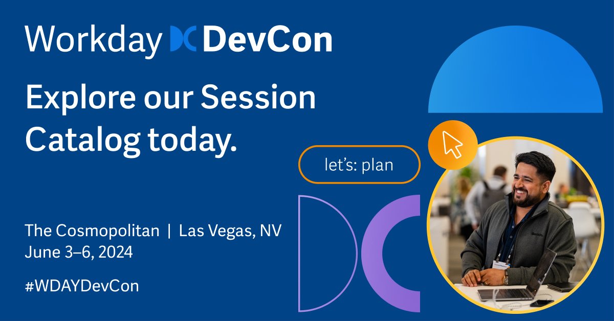 #WDAYDevCon isn’t your typical tech event—it’s where our capabilities meet your creativity. Get a sneak peek at what’s in store with our newly released Session Catalog: w.day/44dazp4