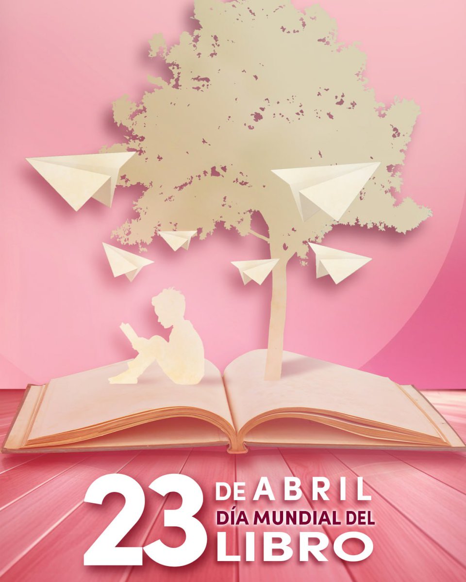 Cada 23 de abril se celebra el #DíaMundialDelLibro, con el objetivo de fomentar la lectura. 

Leer nos ayuda a cultivar nuestra mente, conocer temas diversos y fomentar nuestra creatividad e imaginación. 

Cuéntenme, ¿cuál es su libro favorito?, los leo.