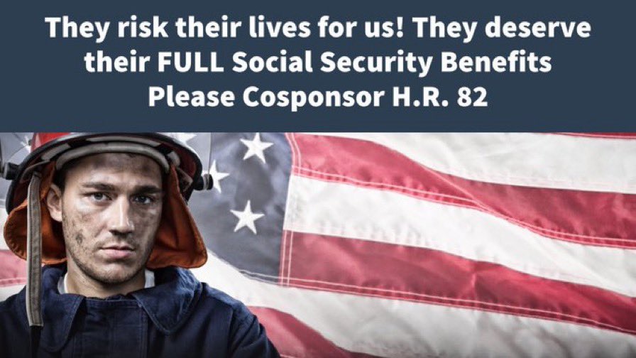 @TXRandy14 @TXRandy14 PLS cosponsor HR 82! Repeal unjust Windfall Elimination Provision (WEP) & GPO. Public service workers paid into Soc Sec just like everyone else. CBO estimates under H.R. 82, SNAP benefits would decrease by $2 billion over the 2022-2032 period. #lawfulrobbery