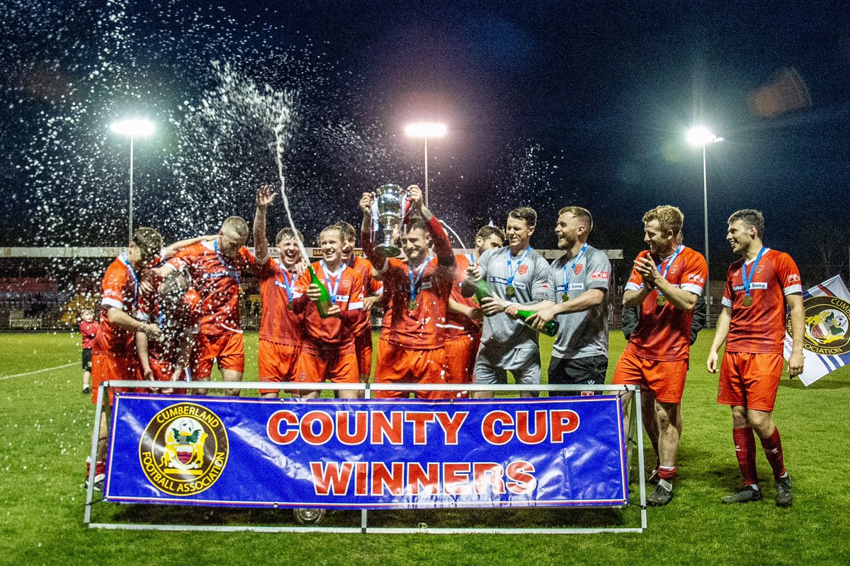 Well done to @WorkingtonAFC on winning the County Cup. A great performance!