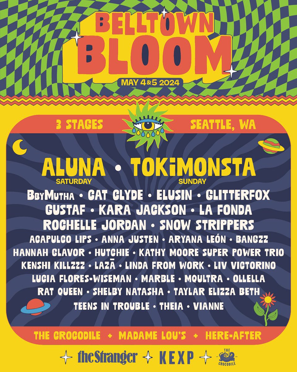 This spring @Belltownbloom is coming and we have your chance to win tickets to this all female fest featuring Aluna, @TOKiMONSTA, @bbymutha and more! Your chance to win happening this Friday! 🌺 🌸