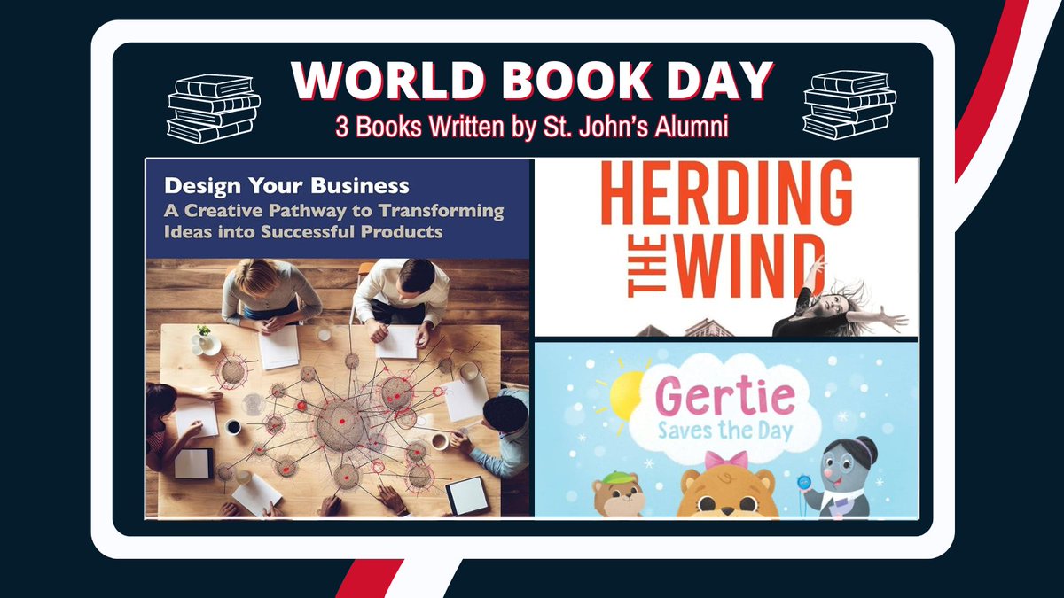 📚 Happy #WorldBookDay! Delve into the intricacies of successful entrepreneurship with insights from current & past Deans of @StJohnsCCPS, gather the family for a heartwarming tale, or indulge in a tangled love story. 👉 Check out these #SJUAlumni books: bit.ly/SJUAuthors