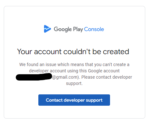 sp_aaugui's tweet photo. @GooglePlayBiz Hi Ariane, thank you for your response. I am not seeking to recover my old account; I want my developer name freed and my google account cleared so I can create a new account. I am unable to create a new developer account and the Console directs me to contact developer support. https://t.co/7Xn1EAfFOW