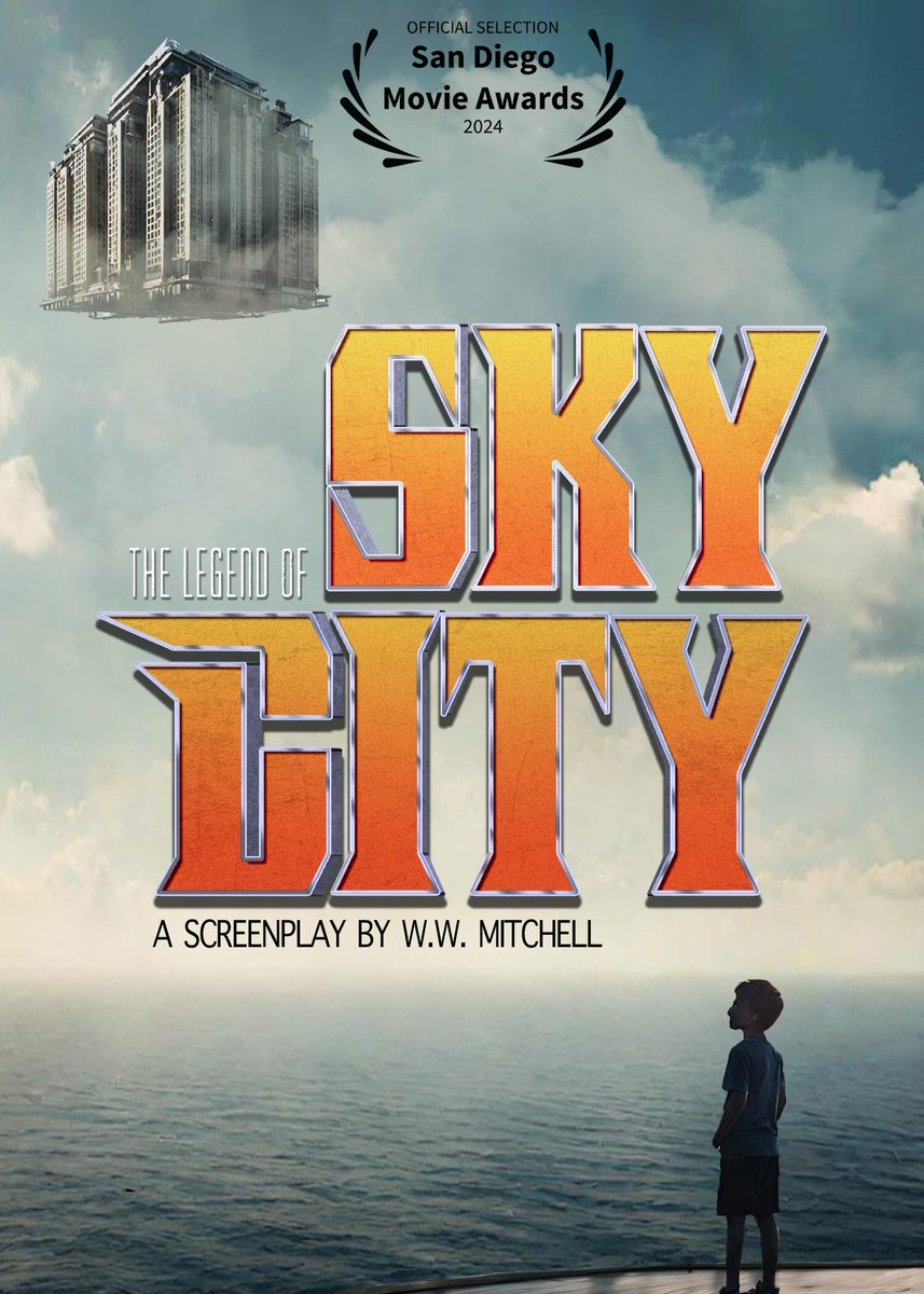 I am pleased to announce that 'The Legend Of Sky City' is an OFFICIAL selection at this year's San Diego Movie Awards. I'm beyond excited, thrilled, and of course blessed.

#screenwriter #screenwriterslife