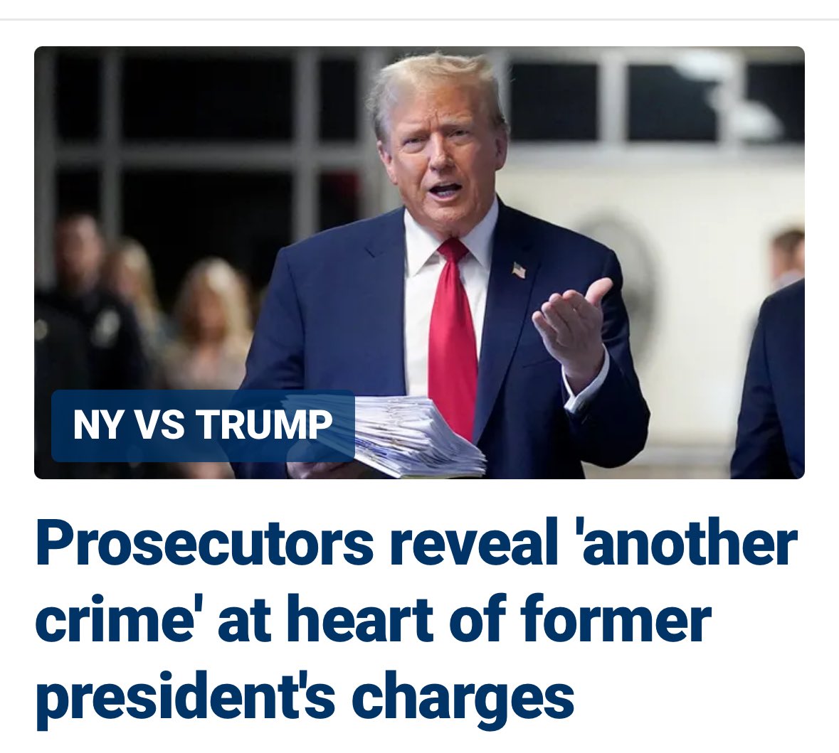 The constitution requires prosecutors to “reveal” the charges IN THE INDICTMENT You have to put the defendant on notice of exactly what he’s accused of BEFORE you start the trial Merchan has failed in his duty to ensure a fair trial