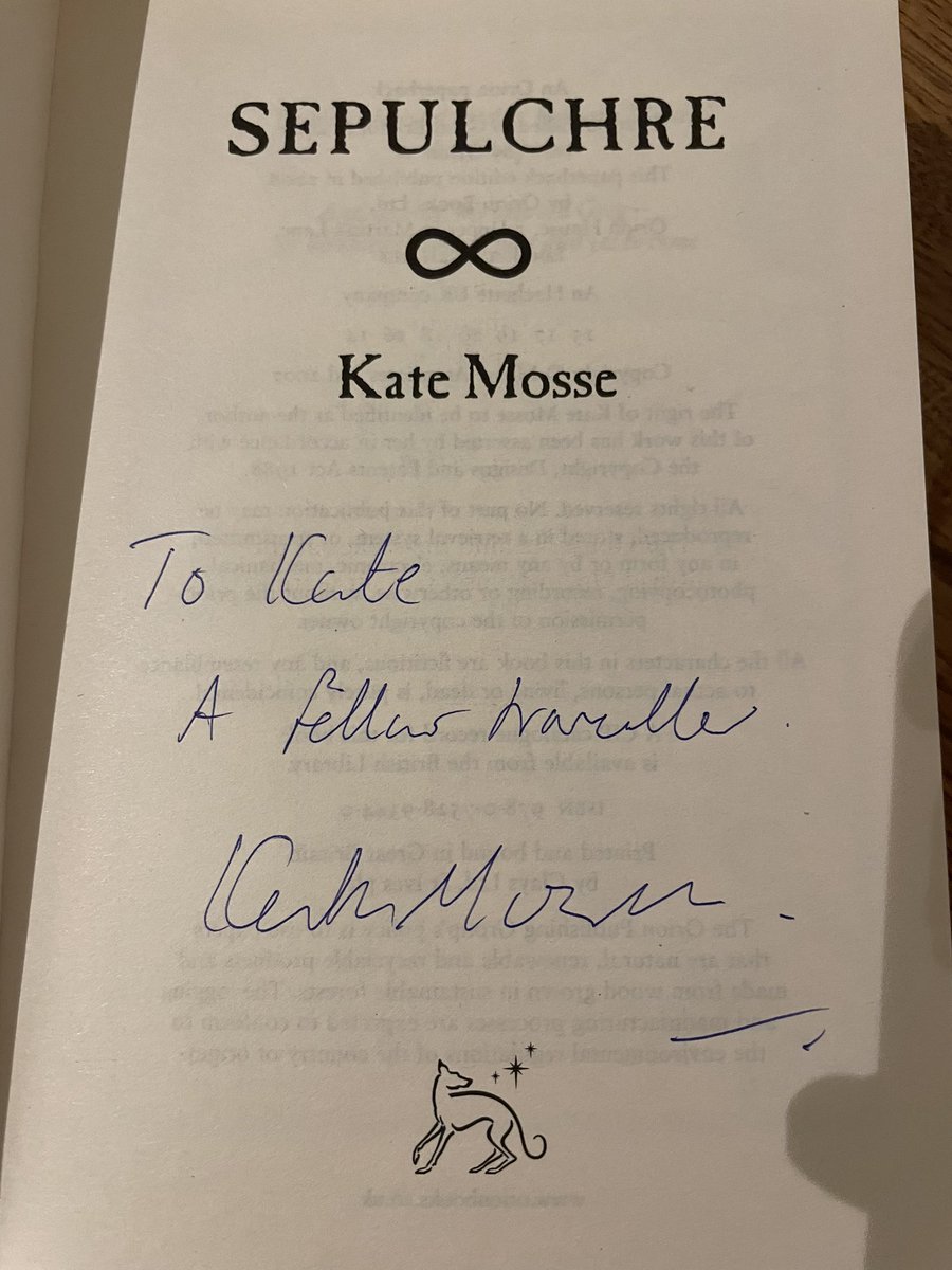 Kate_Fleming1's tweet photo. What a treat, on a school night too! Thank you @katemosse for your fascinating talk this evening (and for signing the one that got me hooked!) Looking forward to getting stuck in to The Ghost Ship @LewesLitSoc https://t.co/05p4fYupRY