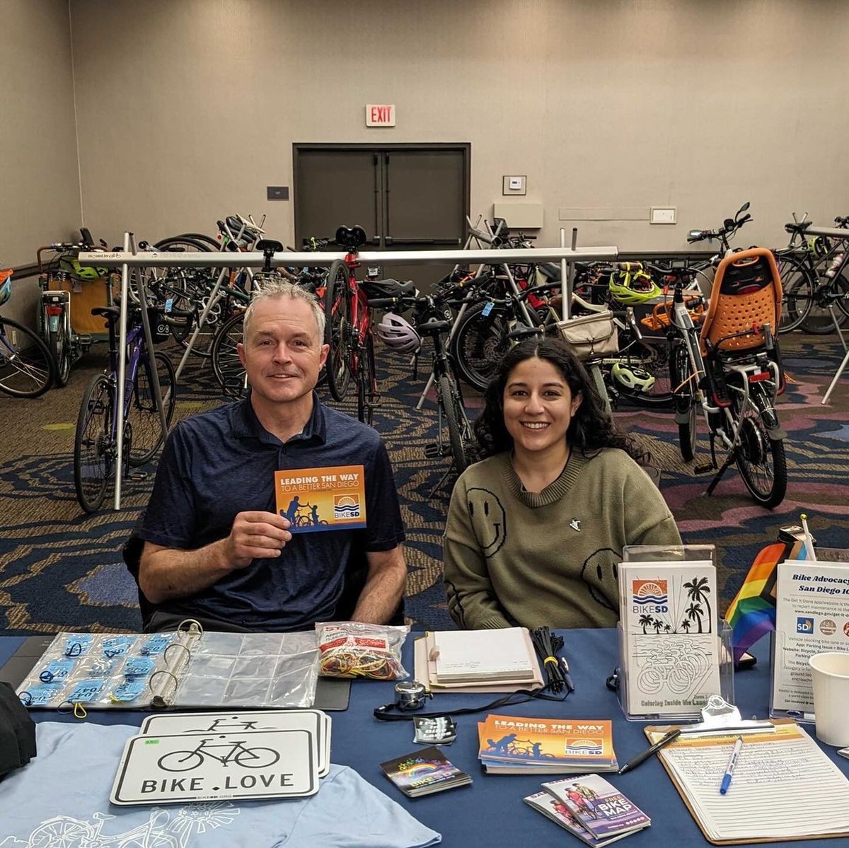 We had the awesome opportunity to help plan, speak at, and provide bike valet for the 2024 @CalBike Summit. Special shoutout to our volunteers that ensured a smooth bike valet operation - y’all made this event that much better 🚲 ❤️