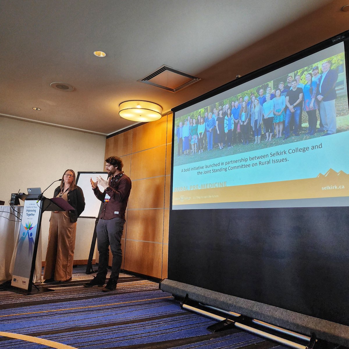 Takaia Larsen & Jonathan Vanderhoek tell us about the Rural Pre-Medicine program at the Joint Collaborative Committee Pre-Forum. Learn more about the program and how it is helping bring more doctors to #RuralCommunities. doctorsofbc.ca/jccs-collabora…