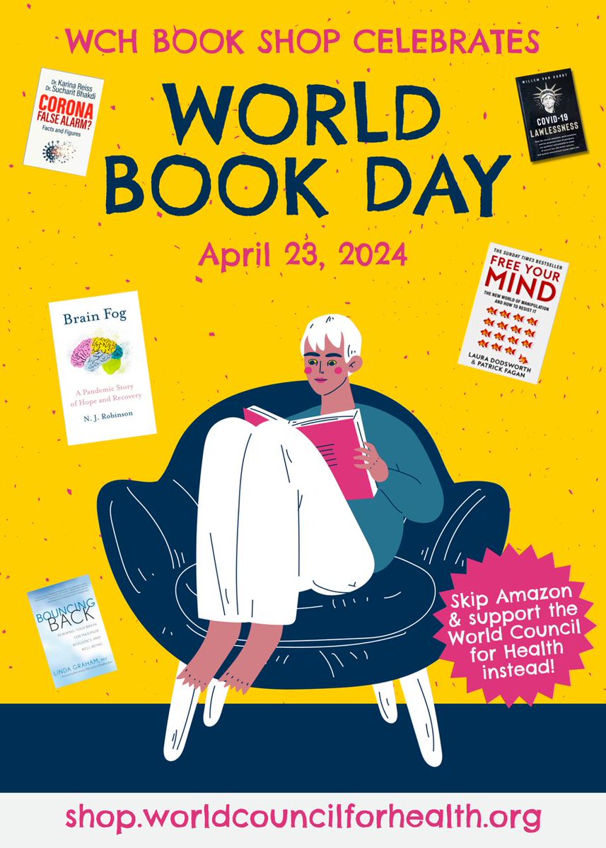 Celebrate #WorldBookDay2024 by ordering a copy of @BretWeinstein's book, A Hunter-Gatherer’s Guide to the 21st Century, from the WCH shop ahead of his visit to the UK this weekend! 📚 shop.worldcouncilforhealth.org/shop/a-hunter-… Tickets for the event are still available! 🎟️ betterwayevents.org/enlightenment