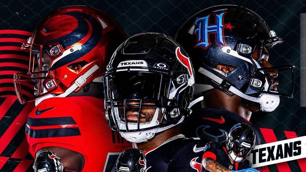 ManHour_Sports's tweet photo. Houston Texans Unveil Bold New Uniforms for the 2024 Season https://t.co/qUUAw5jid7