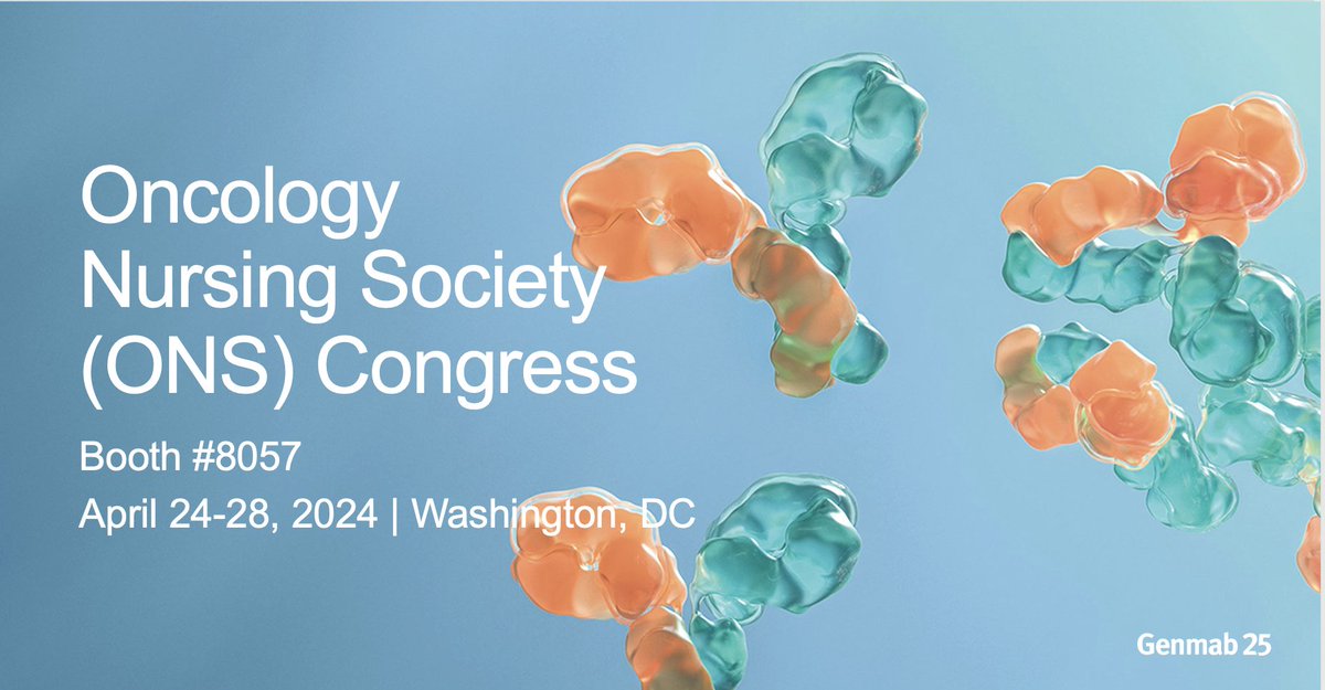 We’re excited to attend the @oncologynursing's #ONSCongress this year and share more about the latest in our innovative #oncology research and patient services. To learn more, stop by booth #8057 and visit: gmab.ly/7Ykf50RmGrx.