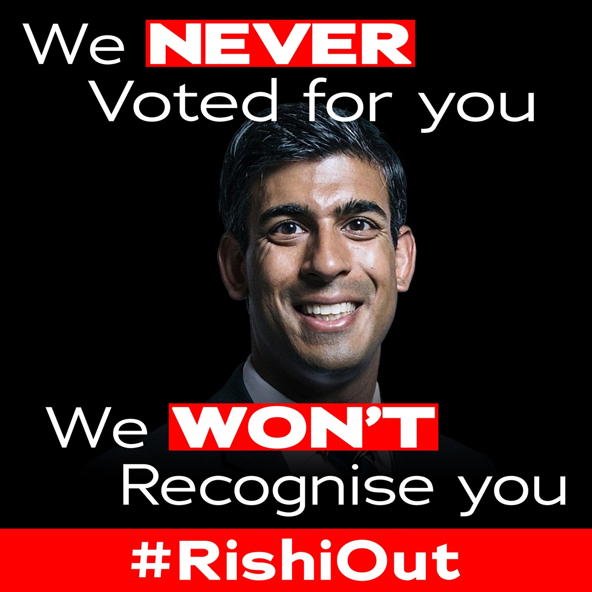 Hi @ChrisMasonBBC @BBCVickiYoung @Peston @AnushkaAsthana @ShehabKhan

Stop referring to the horrid charlatan @RishiSunak as our Prime Minister as he is not wanted, and the Country did not elect him

#SunakOut #ToriesOut #NotInMyName #GeneralElectionNow
twitter.com/implausibleblo…