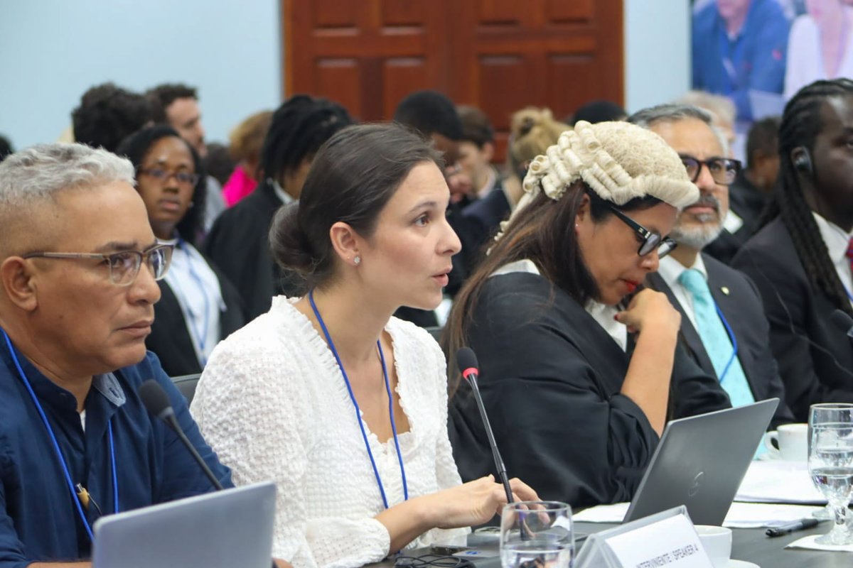 IACourtHR's tweet photo. 🌍 We are still listening to the contributions from different delegations. In a few minutes, we will have the closing block of participants for today. Follow the broadcast for more updates!
Broadcast in English: https://t.co/xgOiwv7hhE
#166RegularSession #ClimateEmergency 🌿🌊 https://t.co/j7afJwQTFQ