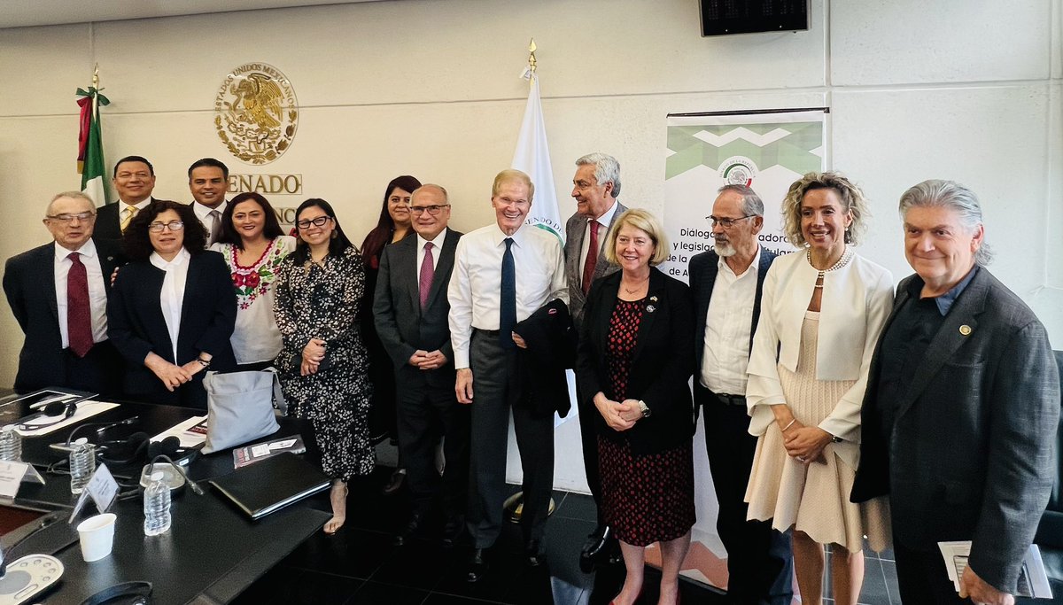 Me encuentro muy entusiasmado de recibir en el <a href="/senadomexicano/">Senado de México</a> al Senador de los EUA y Administrador de la NASA, Bill Nelson en un enriquecedor dialogo con Legisladores con miras a una cooperación multilateral en materia del sector espacial.Aún hay mucho universo por descubrir.