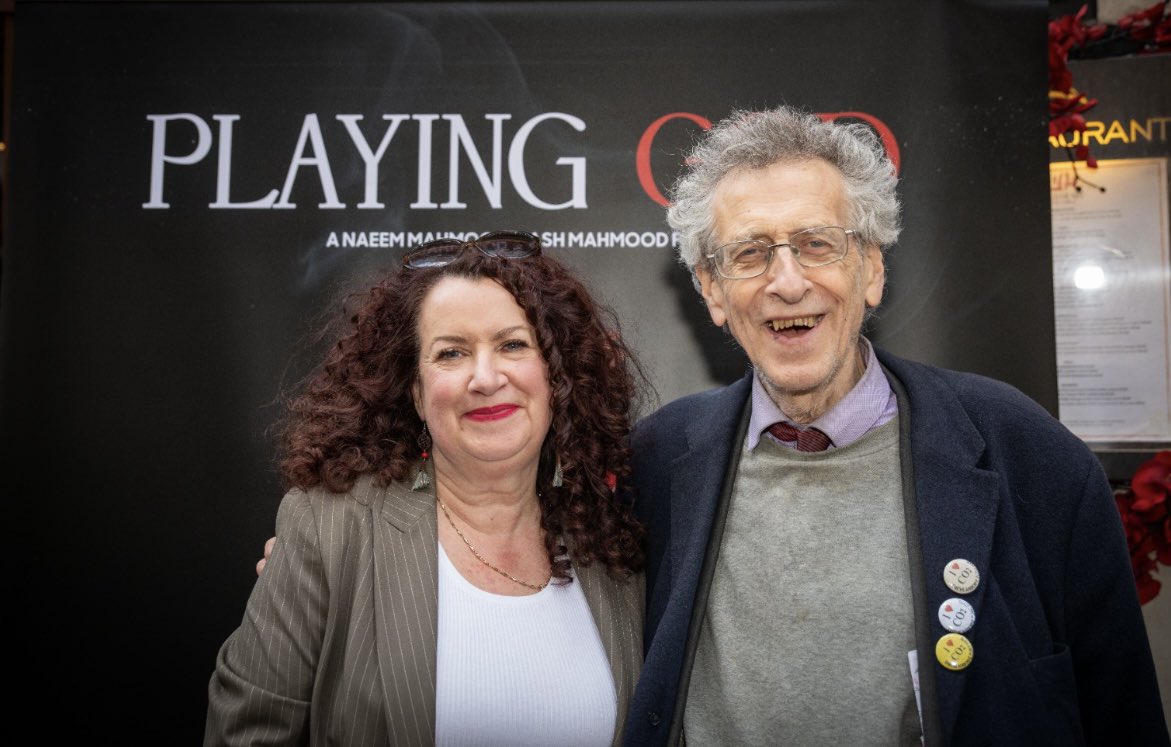 Thanks to Piers Corbyn for popping along to the private screening of Playing God on Sunday night. Hear what he thought of the film in an upcoming post…