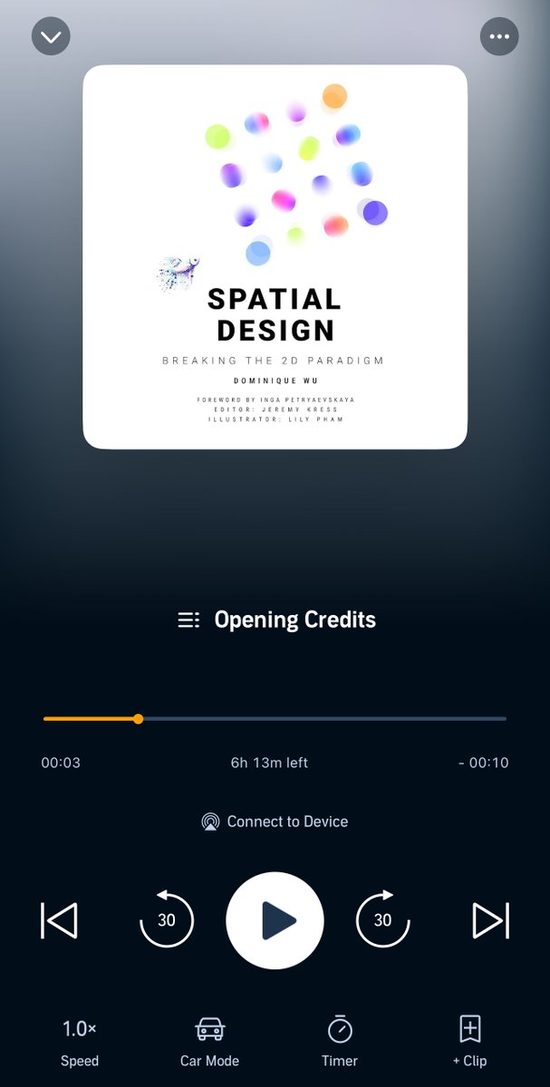 The audible🎧 version is now available! 
🔉 Listen now: amazon.com/dp/B0CY9STNBX
📘 Supplementary workbook: amazon.com/dp/B0CW1JND64/
👩🏻‍🏫 Attend the Spatial Design workshop: eventbrite.com/e/spatial-desi…
#spatialdesign #audiobook #uxuidesign #xr #designprinciples