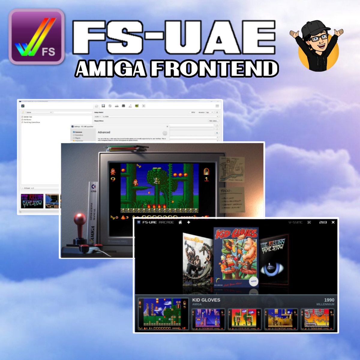 justjamie1983's tweet photo. Amiga FS-UAE Brand new guide up. This will show you how to setup this up as well as use the arcade mode conplete with WHDLoad games. I have also showed you how to apply themes/Bezels!
https://t.co/uDWhAaTpjp
#amiga #fsuae #commodoreamiga #emulator #justjamie1983 https://t.co/OG9Xbg1kCF