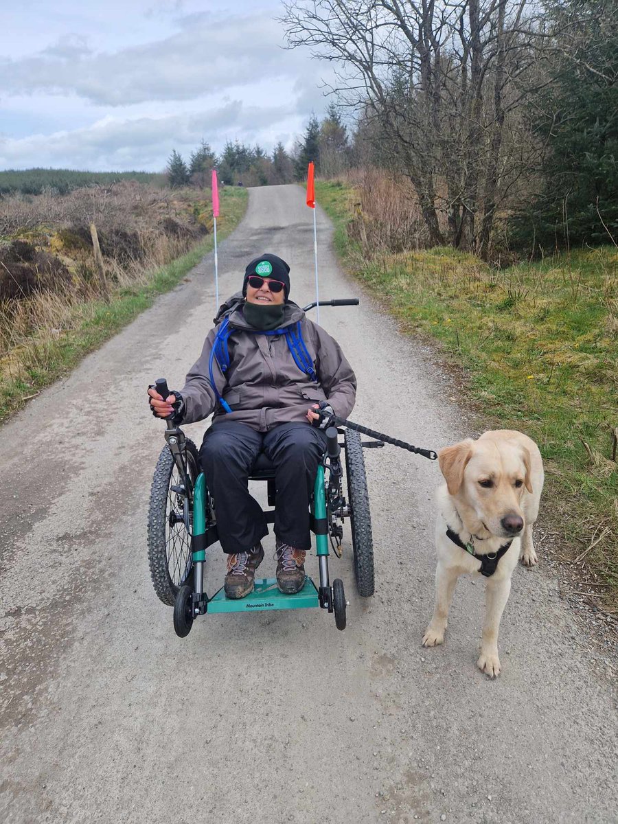 Mary Lamb @PensbyWI is planning with Sheldon her assistance dog & Monty the trike to go up Ben Nevis,Scafell Pike &Snowdon in June this year. She will hopefully be the first woman in a wheelchair to complete this challenge. follow her progress on Instagram page team.sheld0n