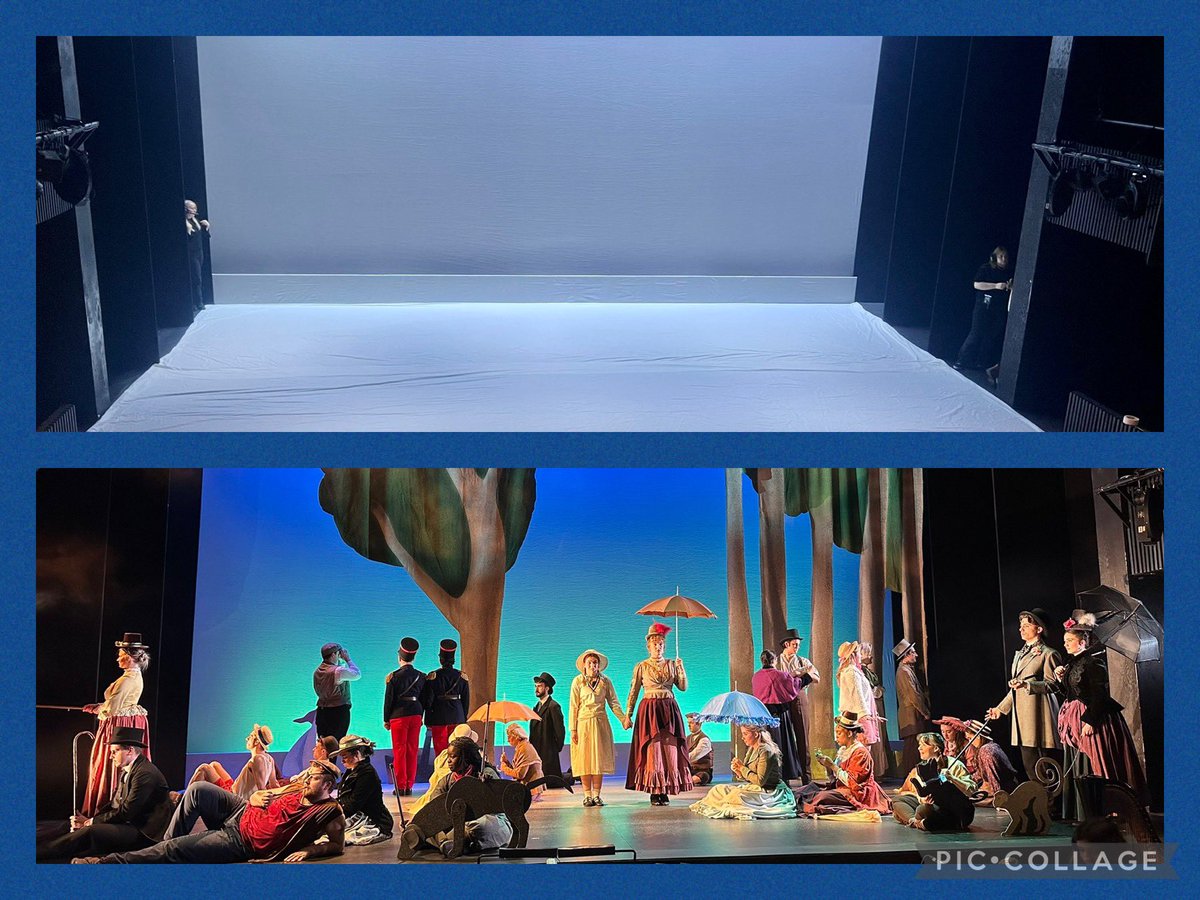#SundayintheParkwithGeorge @MountviewLDN is a feast for eyes & ears. Delighted to support student productions of this quality. #Light cast smashed it. Assured direction from Sally Ann Gritton; beautiful sound led by Dan Jackson; & impressive choreography by @CressidaCarre Bravo!