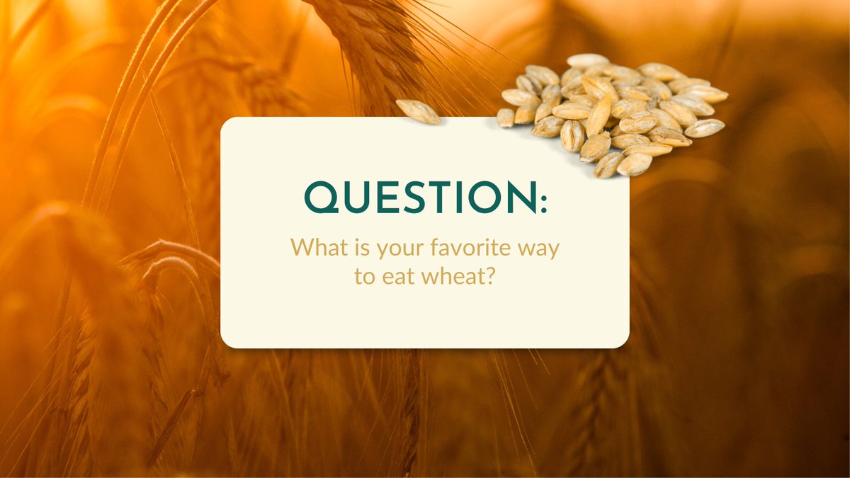 Have you ever noticed how many of our favorite foods have one ingredient in common? WHEAT. 🌾It’s an affordable ingredient that can be transformed into a myriad of delicious foods. What’s your favorite way to #EatWheat?