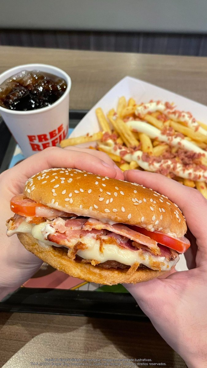 BurgerKingBR's tweet image. dizem q o melhor dia pra comer um BK está entre o G e o K do seu teclado