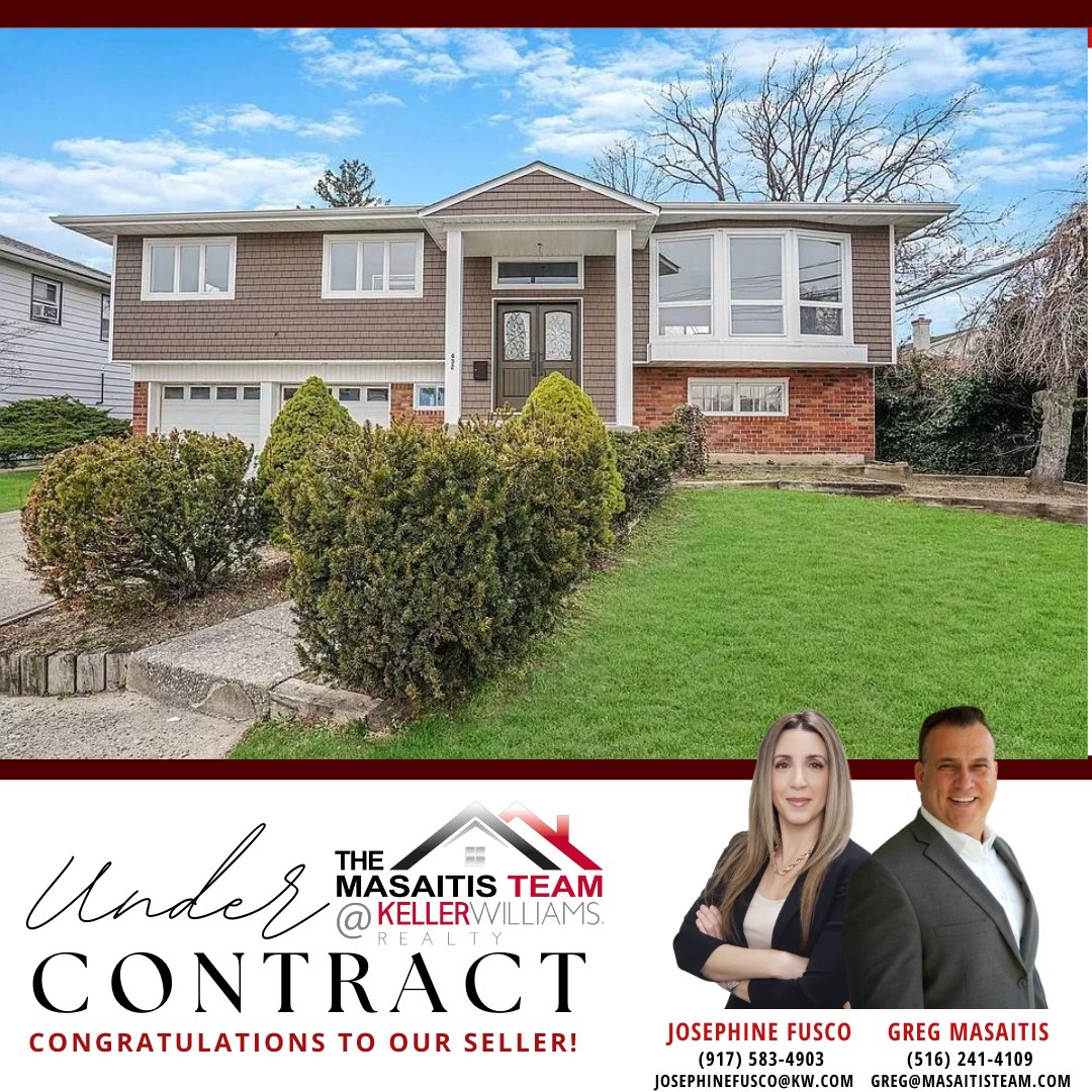 Congratulations to our Sellers!🎉🥂

#RealEstate #UnderContract #Congratulations #HomeBuying #HomeSelling #Success #Gratitude #realestatesuccess #realestateagent #themasaitisteam