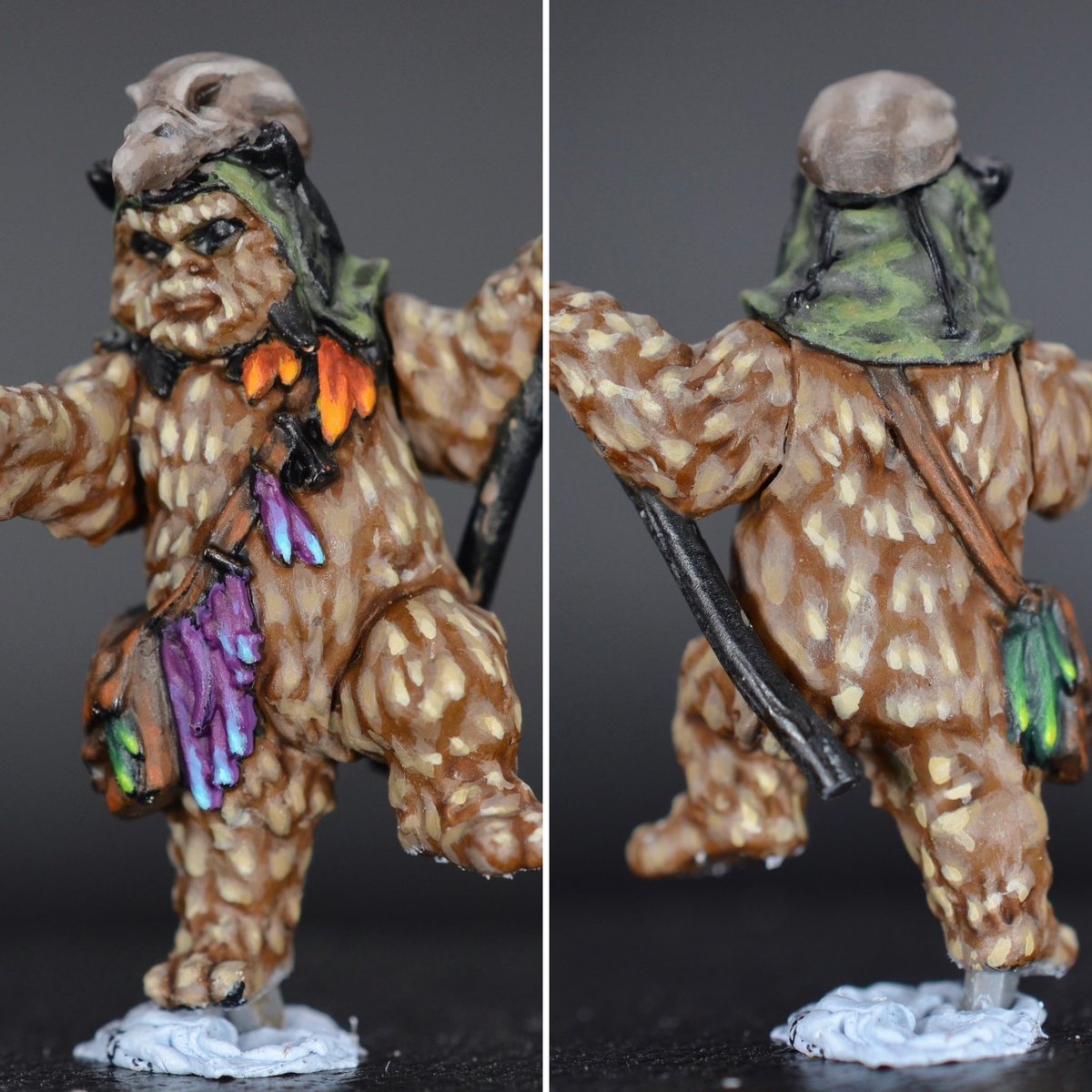 Here is how I’m doing with Logray. Slowly been beavering away at him and making good progress. Just haven’t had the energy to actually take good enough pictures of him until today.

#Boardgames #Shatterpoint #StarWars #AtomicMassGames #Shatterpaint #YubNub #Ewoks