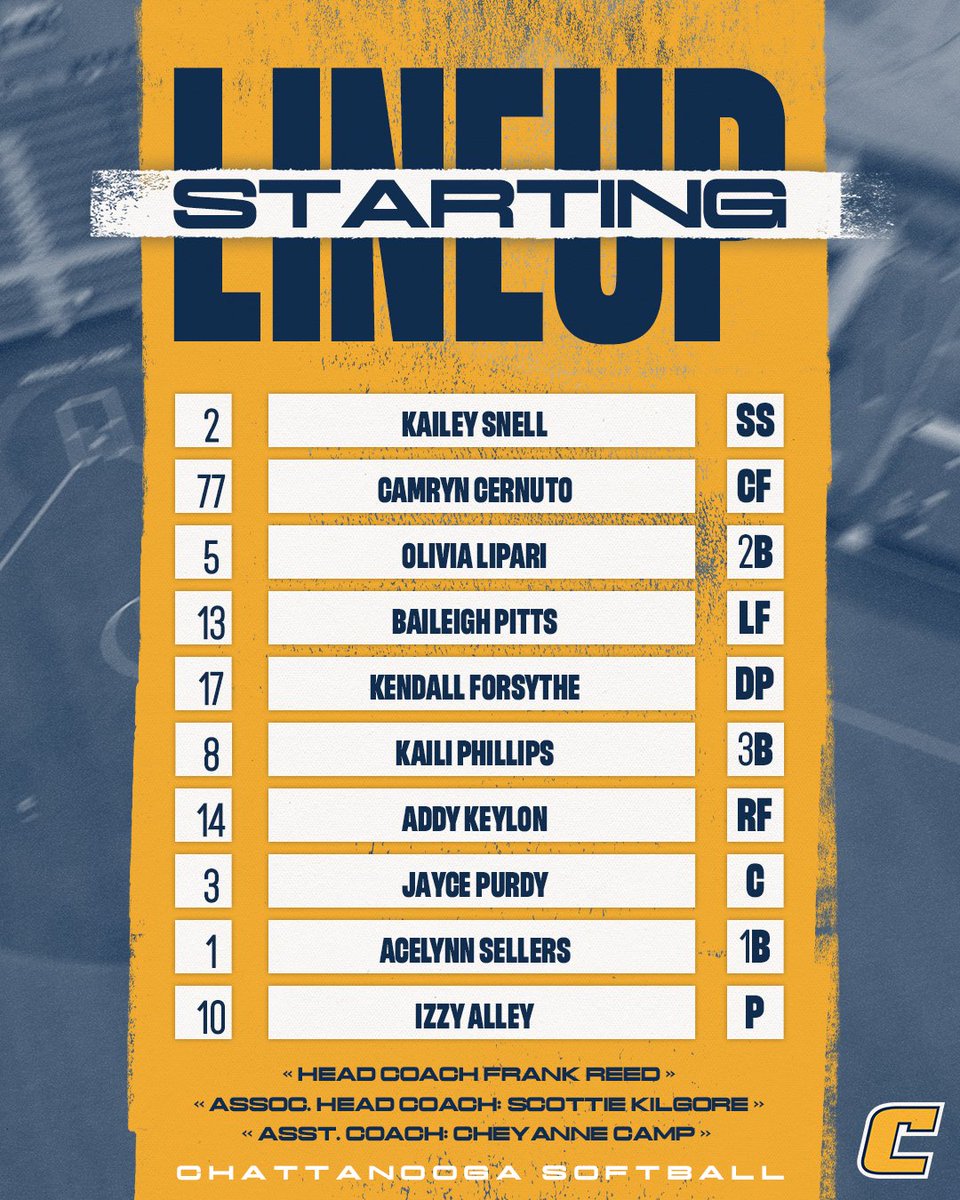 It's another Chatta-Banana Day for the Mocs!! Ready to take on Tennessee State.
Follow live stats: bit.ly/4dl5v6q
No video streaming today.
#GoMocs