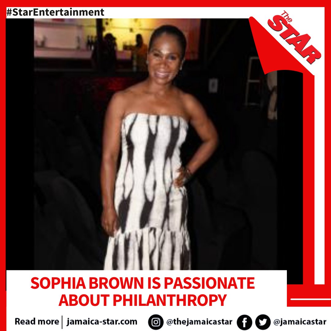 #StarEntertainment: Reggae singer and published author Sophia Brown is deeply committed to her role as a philanthropist. READ MORE: tinyurl.com/222hp82a