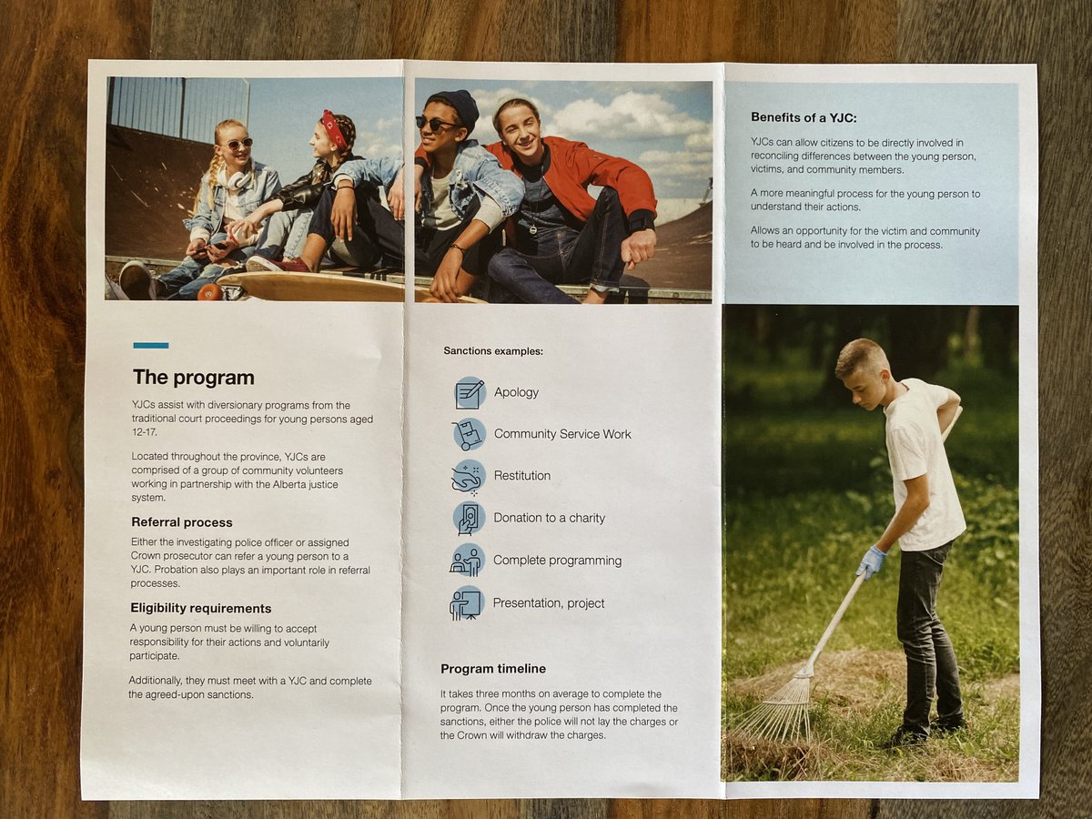 In 2014 there were 140 youth justice committees used to divert young people away from the criminal legal system in Alberta. Today there are 40.

YJCs are local volunteer organizations you can join.  

Edmonton: volunteer@edmontonyouthjustice.com Camrose: pludwig@telusplanet.net