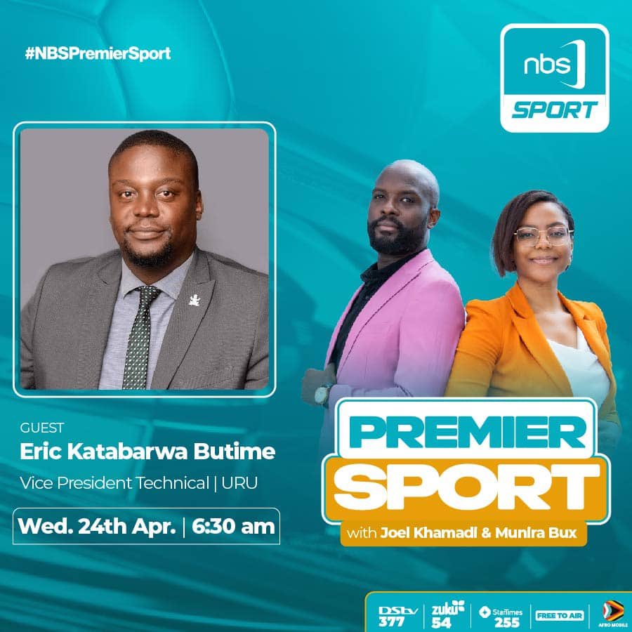 .@EricButime, the Vice President of @UgandaRugby will be joining us at 6:30am. 

#NBSPremierSport | #NBSportUpdates
