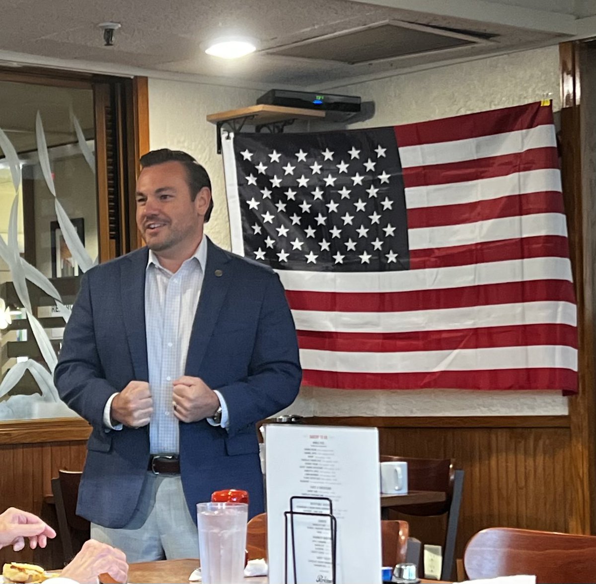 I enjoyed being with members of the Sunrise Leadership Republican Club this morning!🇺🇸 #KeepFloridaFree