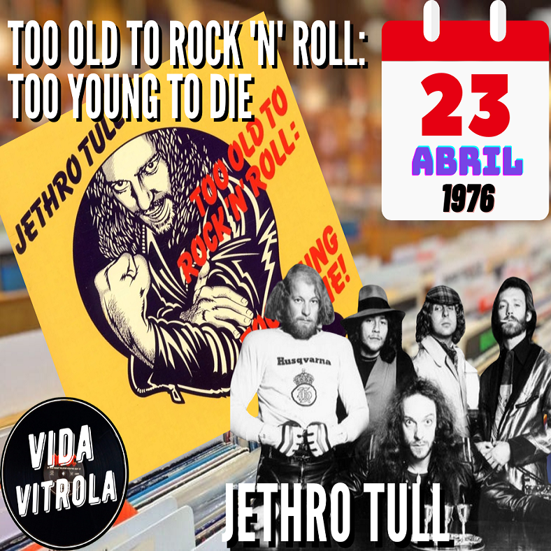 Jethro Tull desafiou as expectativas em 23 de abril de 1976 com 'Too Old to Rock 'n' Roll: Too Young to Die!' Este álbum deu uma guinada acentuada no rock progressivo, abraçando um som blues e hard rock.  A faixa-título, uma resposta lúdica à crítica, virou um hino.
#jethrotull