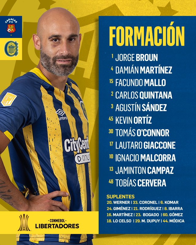 Info Rosario Central tweet media