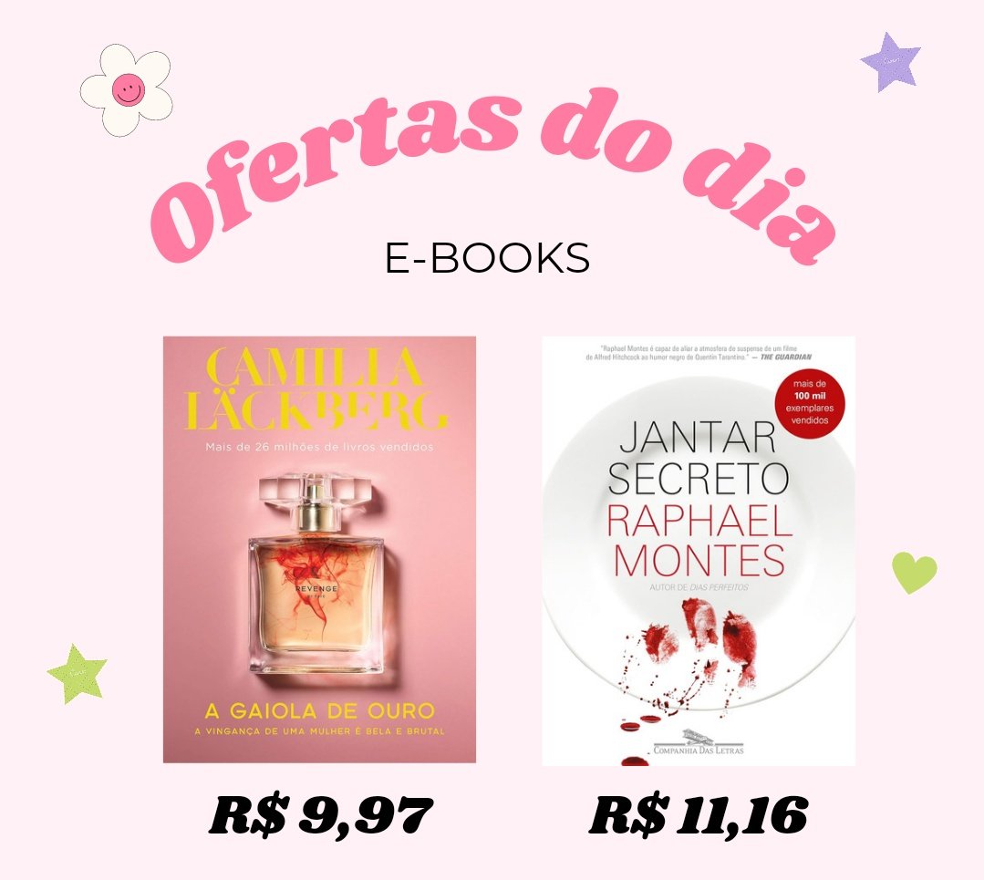 Oferta Amazon 🧡

Lista atualizada! Ainda tem muitos e-books baratinhos 😍

➡️ amzn.to/3xPOW23