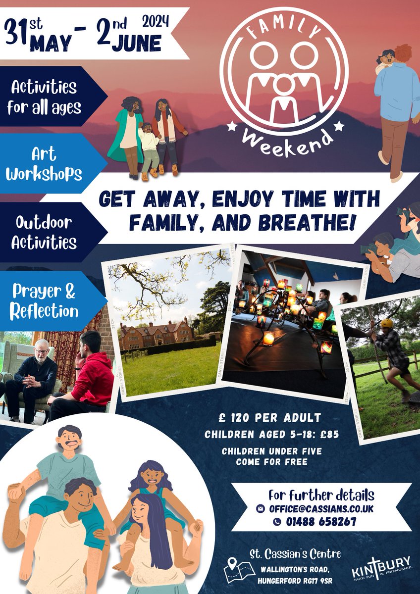There's still time to book on to our annual Family Weekend, we'd love to see some of you guys come back with your families to enjoy time away together to reflect and have fun!
.
Email office@cassians.co.uk now!
.
#Retreat #Family #Community #Lasalle #Lasallian #AllAreWelcome