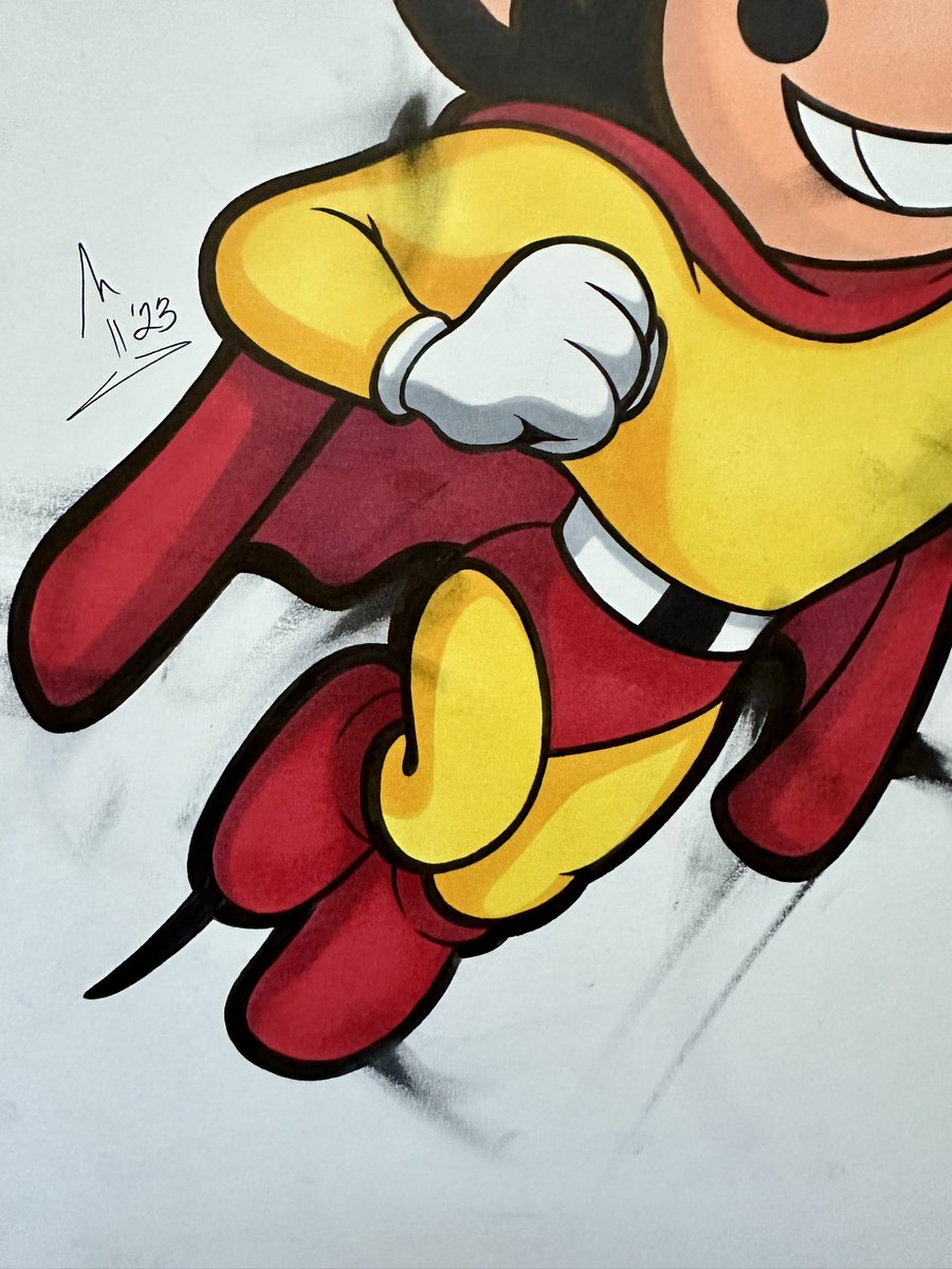 KekunFrog's tweet photo. “MIGHTY MOUSE SMUDGE”
Marker &amp; ink on Bristol paper
Sized @ 11” x 14”

#kekunfrog #mikemoses #art #artwork #traditionalart #drawing #illustration #mightymouse https://t.co/DSyZT4GdL1