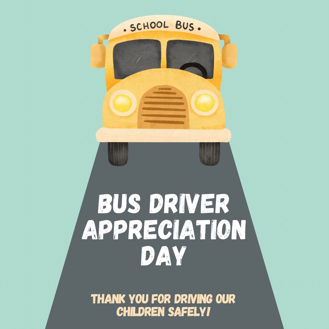 We love our bus drivers! Thank you for keeping kids safe! #allotts #lottspto #busdriverappreciationday @lottspto