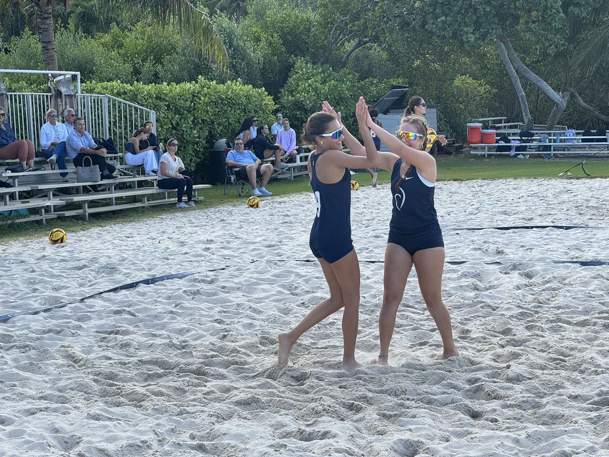 The varsity beach volleyball team beat the Lourdes Bobcats and advance to the District Semifinals! #gocyclones #beachvolleyball #cssh #carrollton #WeAreSacredHeart