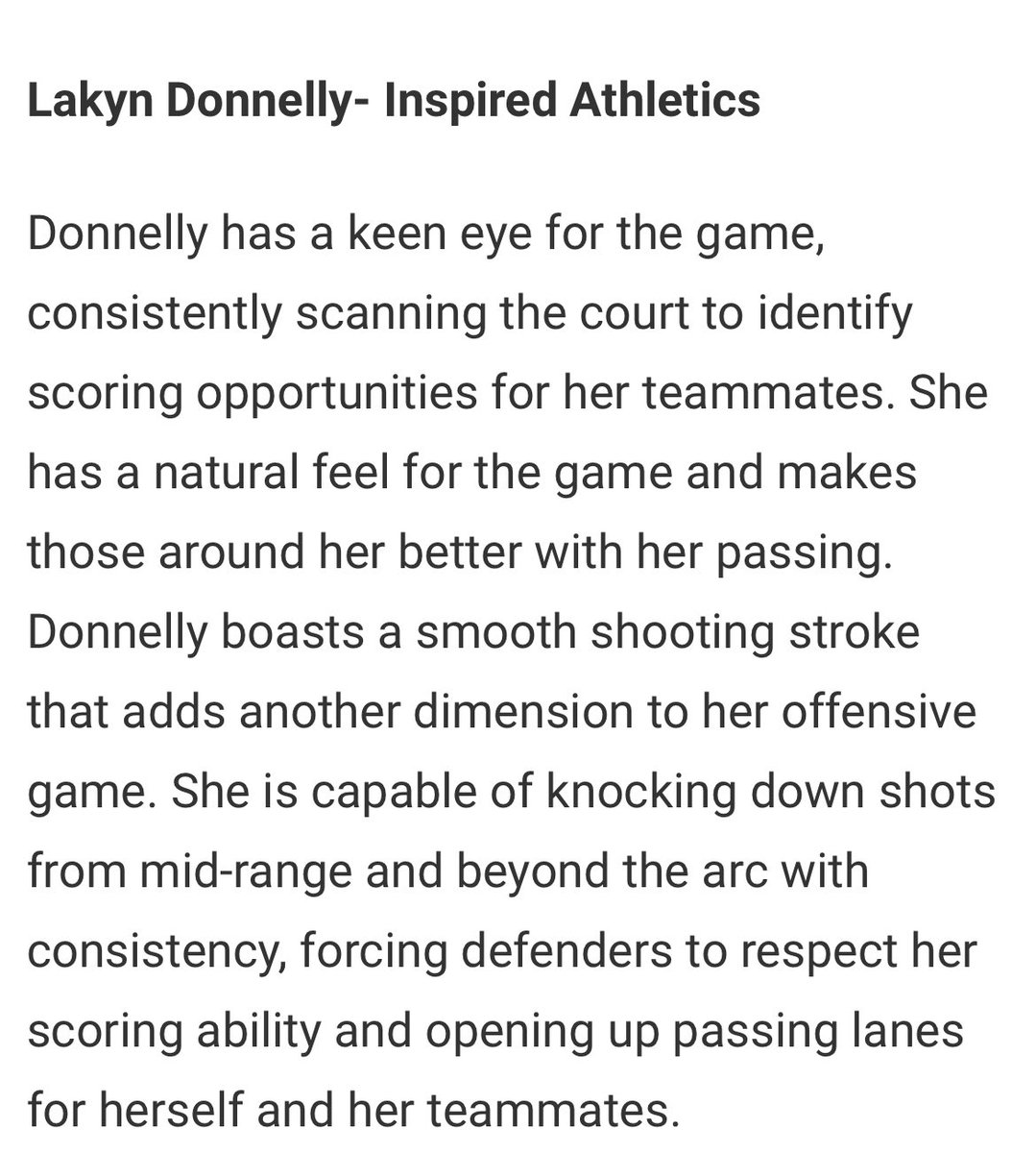 Lakyn Donnelly 🏀 tweet media