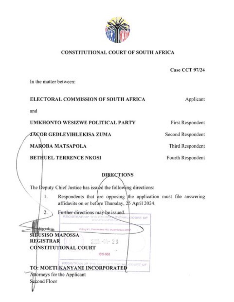 It’s all Zondo’s fault we’re in this mess!

From illegally chairing & refusing to recuse himself at the State Capture Inquiry. To illegally sentencing PresZuma to prison. From being roped in by the IEC to conduct its interviews; to presiding over MK’s  party affairs at ConCourt!