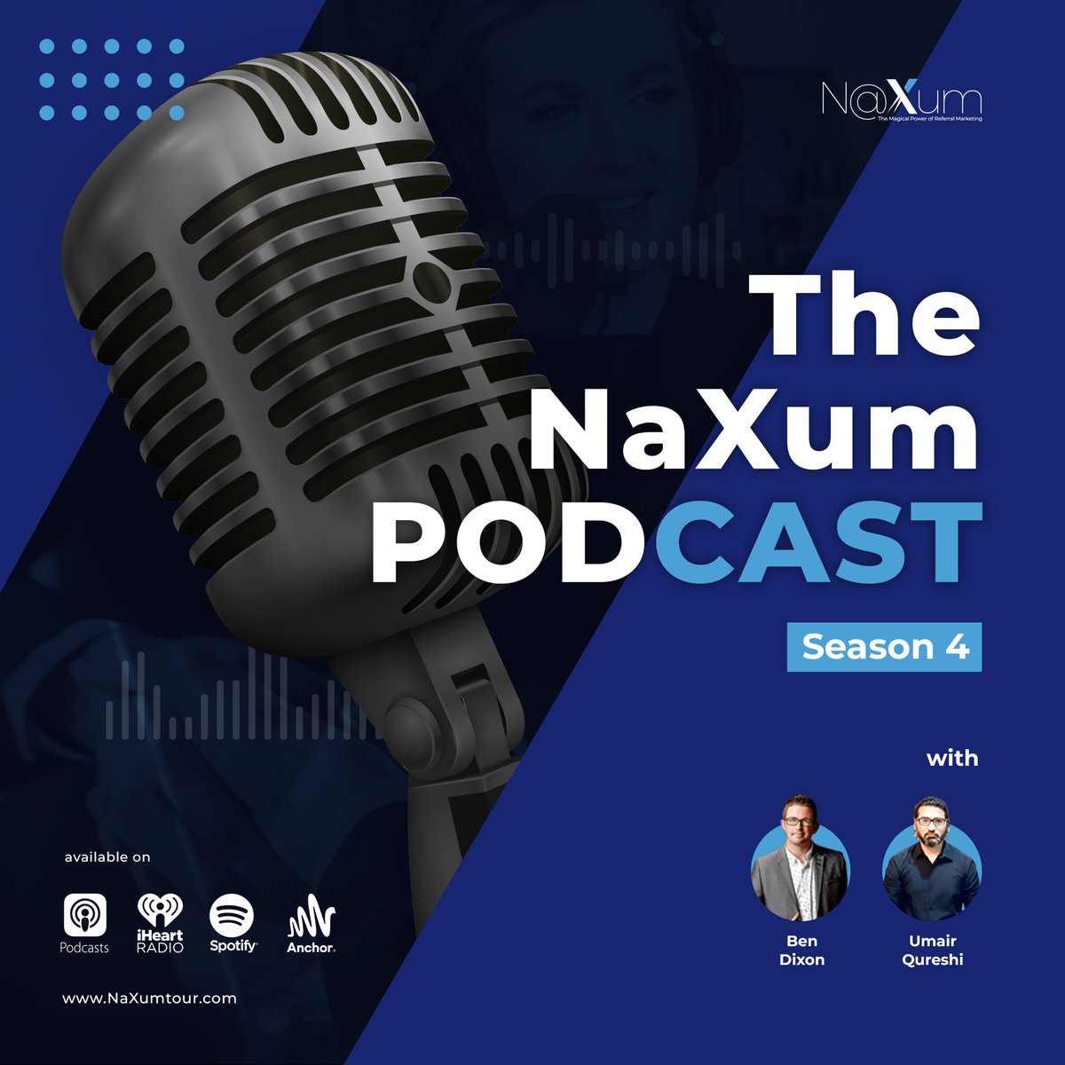 Have you tuned in to the latest season of the NaXum Podcast?
Don't miss out—give it a listen! 🔊

#NaXum #NaXumApp #NaXumReviews #NaXumPodcast #ReferralMarketing #Entreprenuer #DirectSales #DirectSelling #Technology #Platforms #Software #Insights #CEOInsights #Spotify #Podcasters