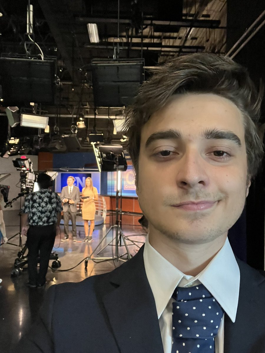 donovan_growney's tweet photo. My first time in front of the camera for Cronkite News! Be sure to tune in to todays broadcast for a look. https://t.co/0JB3PaQE23