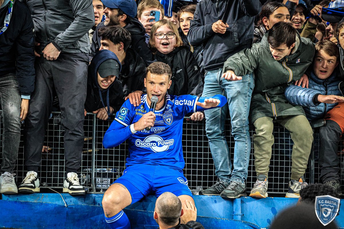 SCBastia's tweet photo. Tamanta gioia 😍 🔥 📸 #SCBUSC https://t.co/81m6MPKTRm