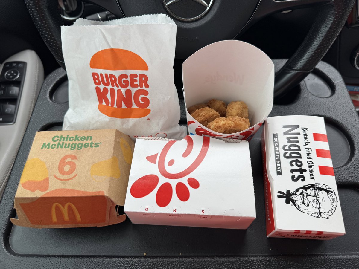 Which Fast food restaurant has the best chicken nuggets? #fastfood #chickennuggets #nuggets