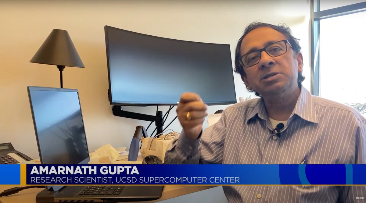 Check out SDSC's Amarnath Gupta in this recent @KPBS story on the NOURISH project. NOURISH utilizes #AI and data science to support small businesses in food desert areas. NOURISH is funded by the @USDA and @NSF. Read the full story: ow.ly/7zSe50RmGGI @UCSanDiego