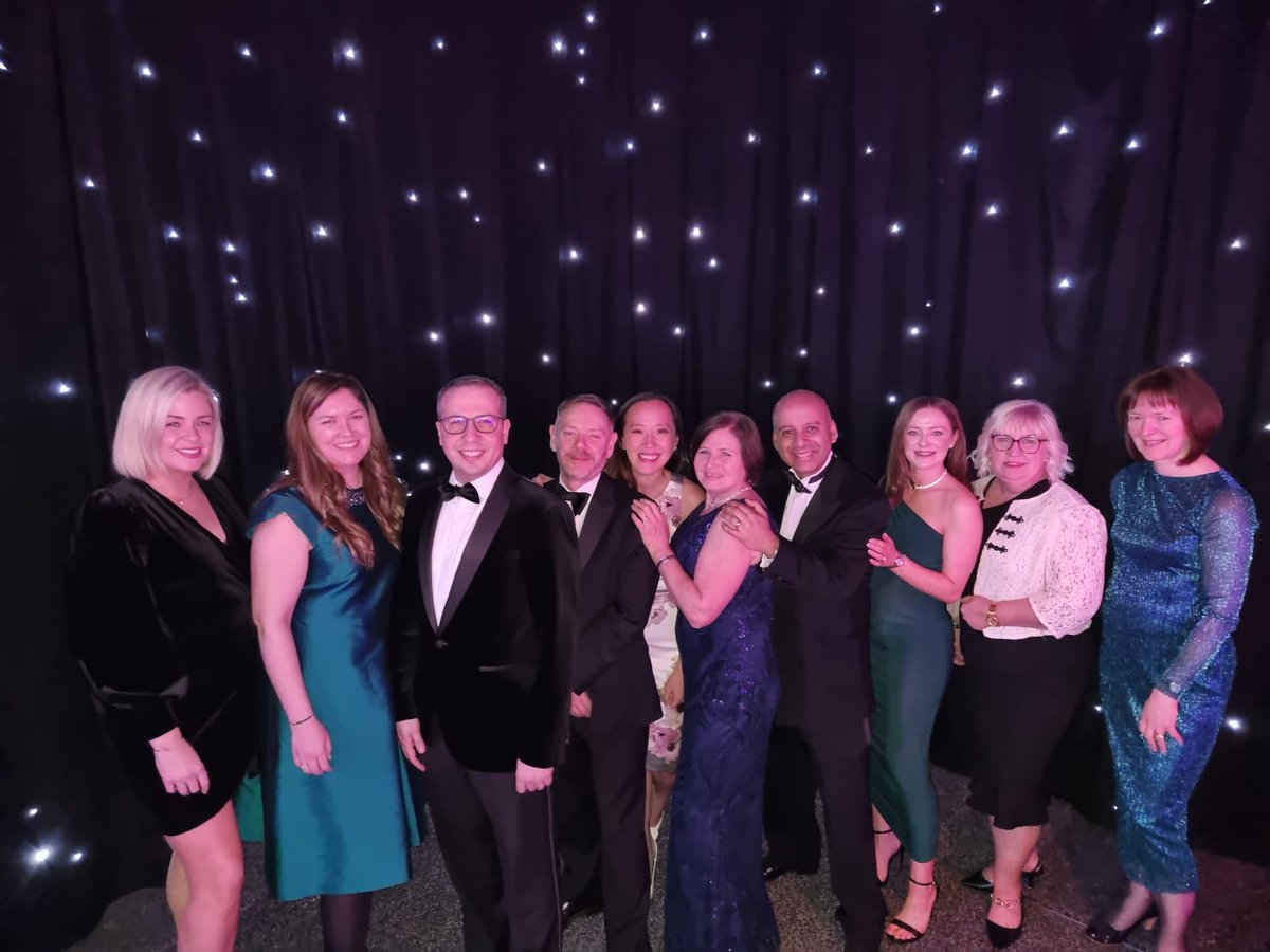anne_h_thom's tweet photo. Team @GCHSCP @NHSGGCPharmacy #NE #Townhead #gps and #pharmacy looking glam at the #scottishpharmacyawards where they were shortlisted for improving care and reducing #cardiorenalmetabolic risk in people with #chronickidneydisease . No trophy this time but huge impact 👏 https://t.co/CQHq6d1ZPC
