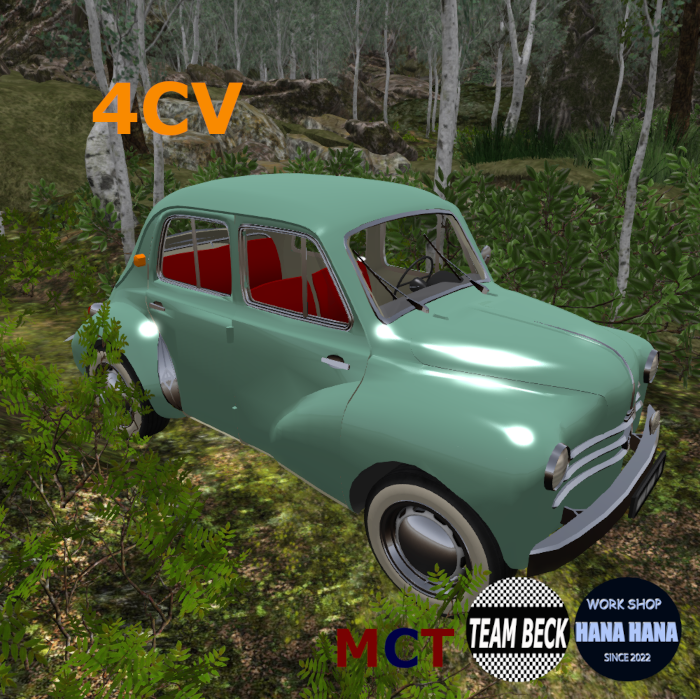 Hanahana_Hax's tweet photo. #workshopHANAHANA より新車のお知らせです
#ルノー #4CV です
日本でも昭和３０年代にライセンス生産されてたモデルです。
今回はアーバンコースでより走りやすい設定にしました
6色変更可　街乗り、サーキット用２種同梱です

https://t.co/Wh35pfPZZk
https://t.co/kc2boNuGhB https://t.co/FO7a4O9gQL