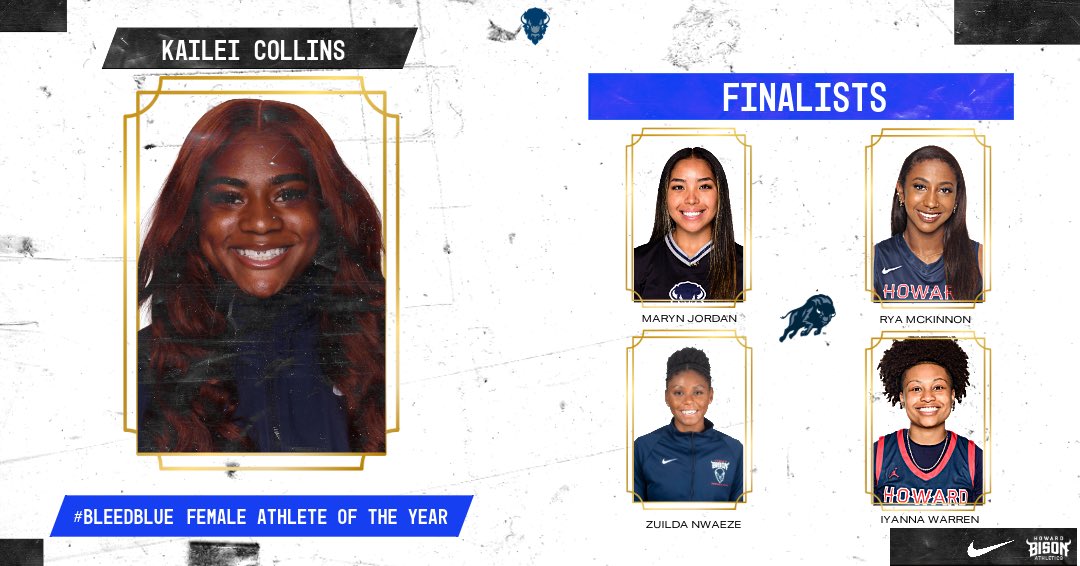 Congratulations to Kailei Collins for winning the 2024 Female Athlete of the Year Award! 🦬💙❤️ A huge congratulations to all the Finalists as well !